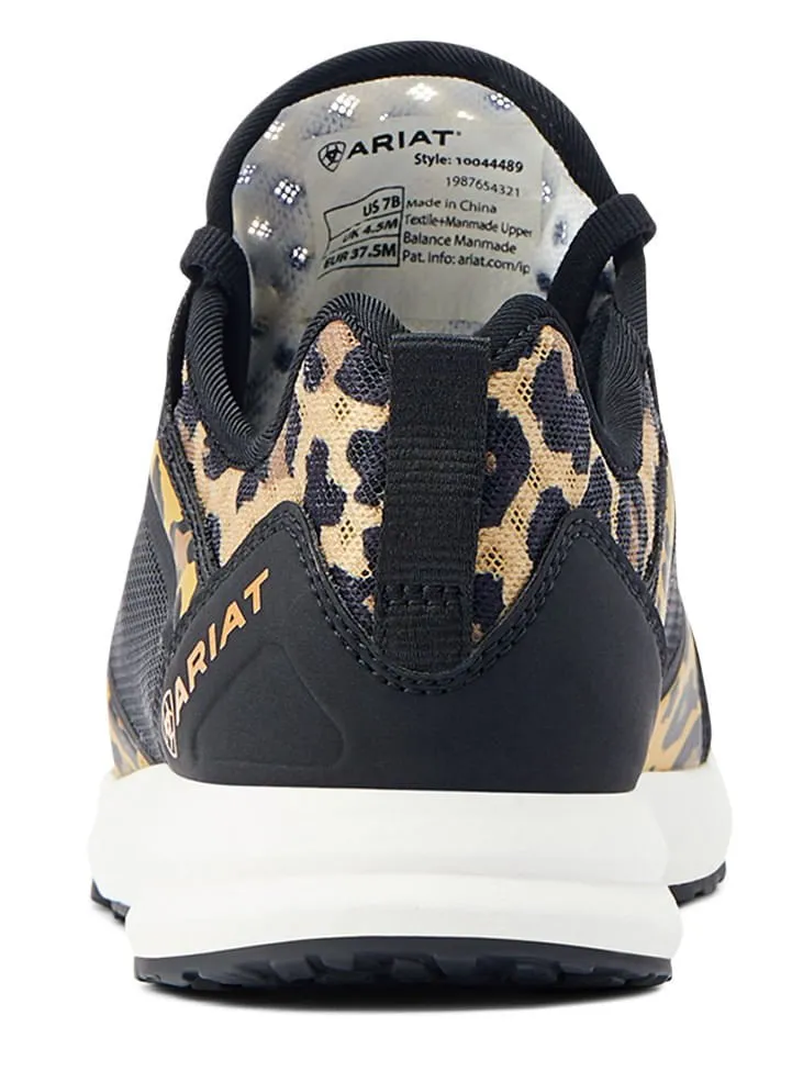 Ariat Women's Fuse Tennis Shoes, Leopard Print