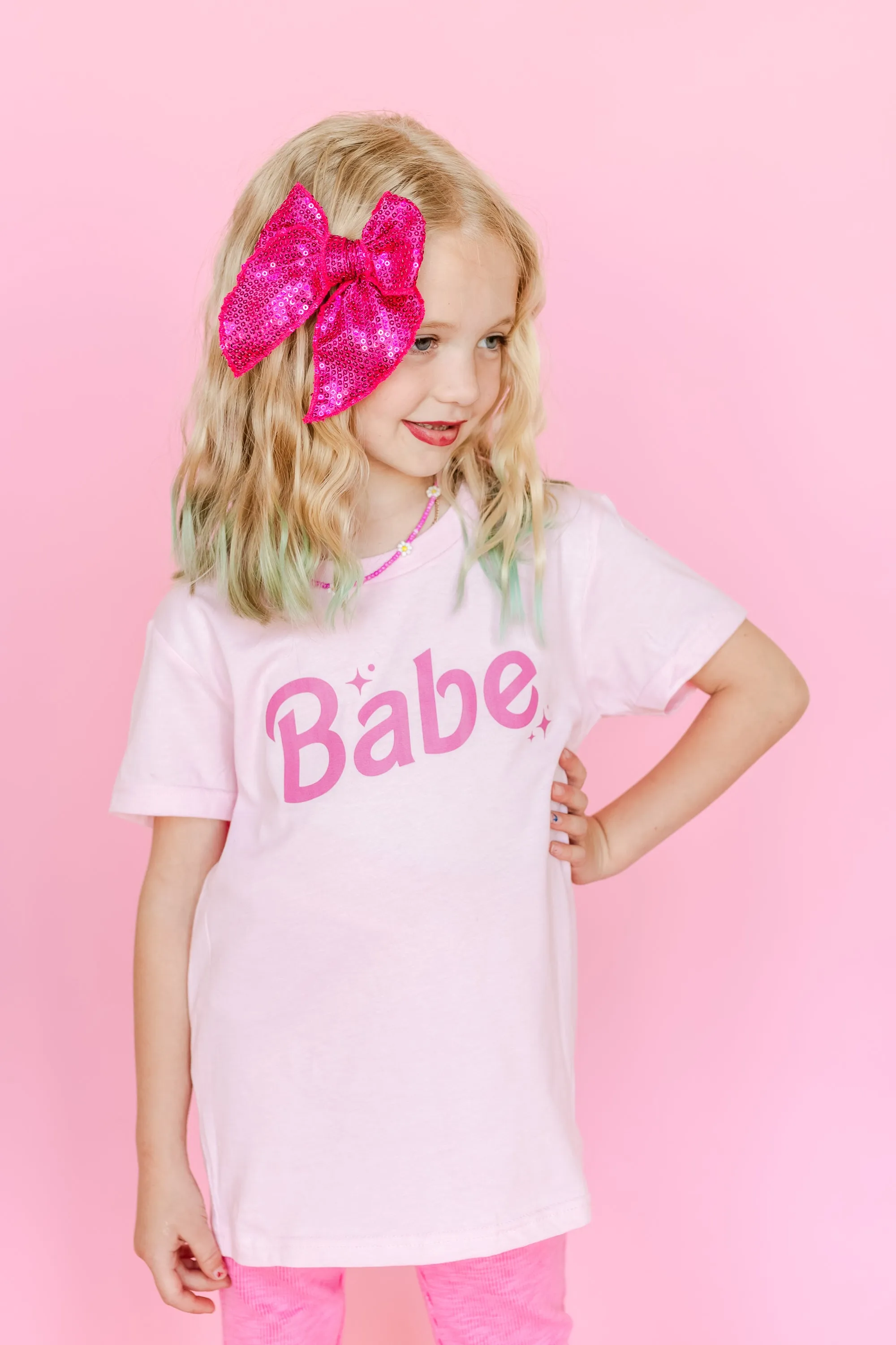 Babe (Barbie Party) - Short Sleeve Child Shirt