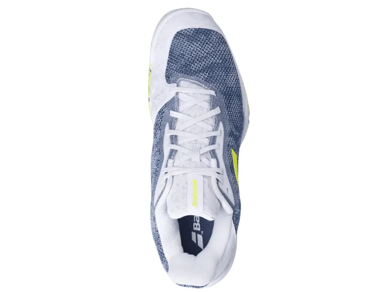 Babolat Jet Tere Sand Grass Mens Tennis Shoe (White/Dark Blue)