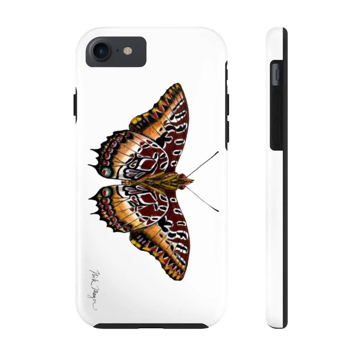 Black Bordered Charaxes Phone Case (iPhone)