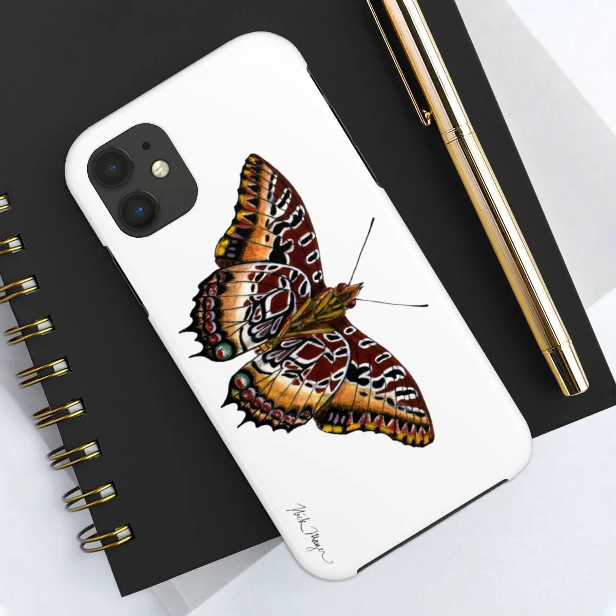 Black Bordered Charaxes Phone Case (iPhone)