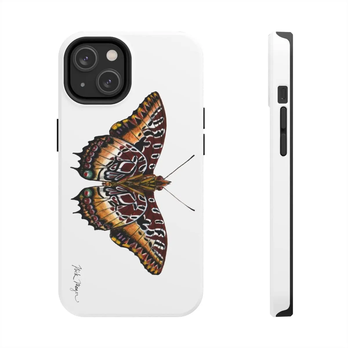 Black Bordered Charaxes Phone Case (iPhone)