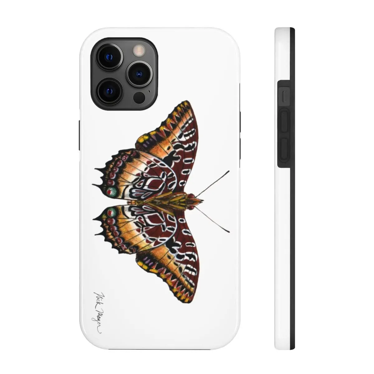 Black Bordered Charaxes Phone Case (iPhone)