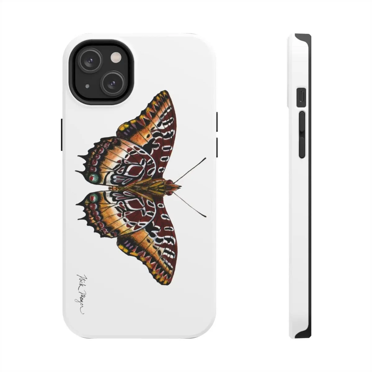 Black Bordered Charaxes Phone Case (iPhone)