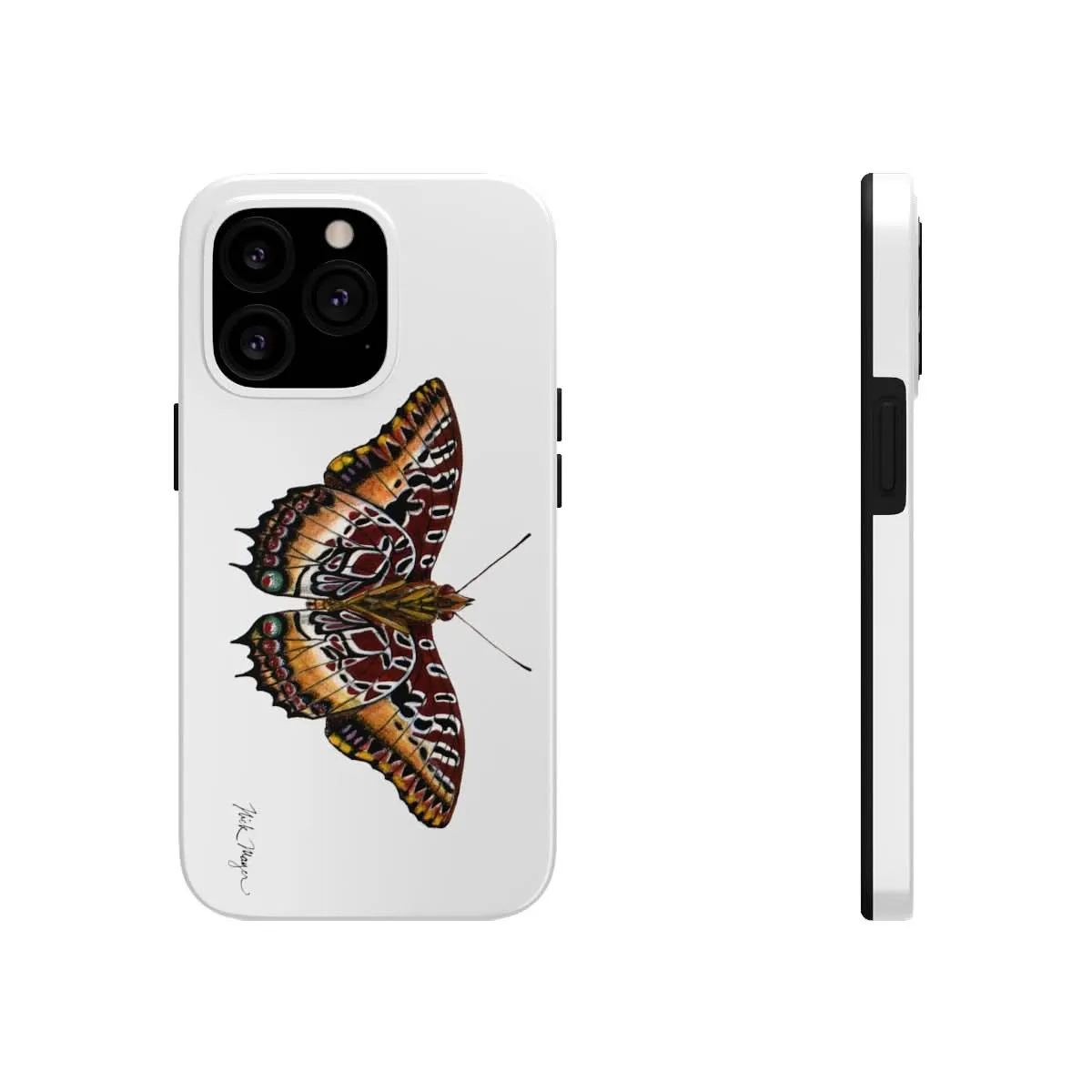 Black Bordered Charaxes Phone Case (iPhone)