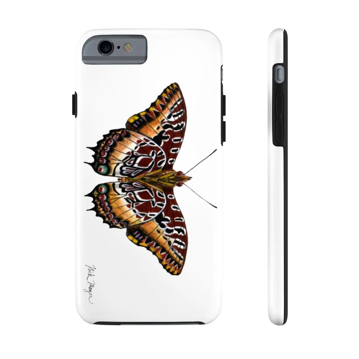 Black Bordered Charaxes Phone Case (iPhone)