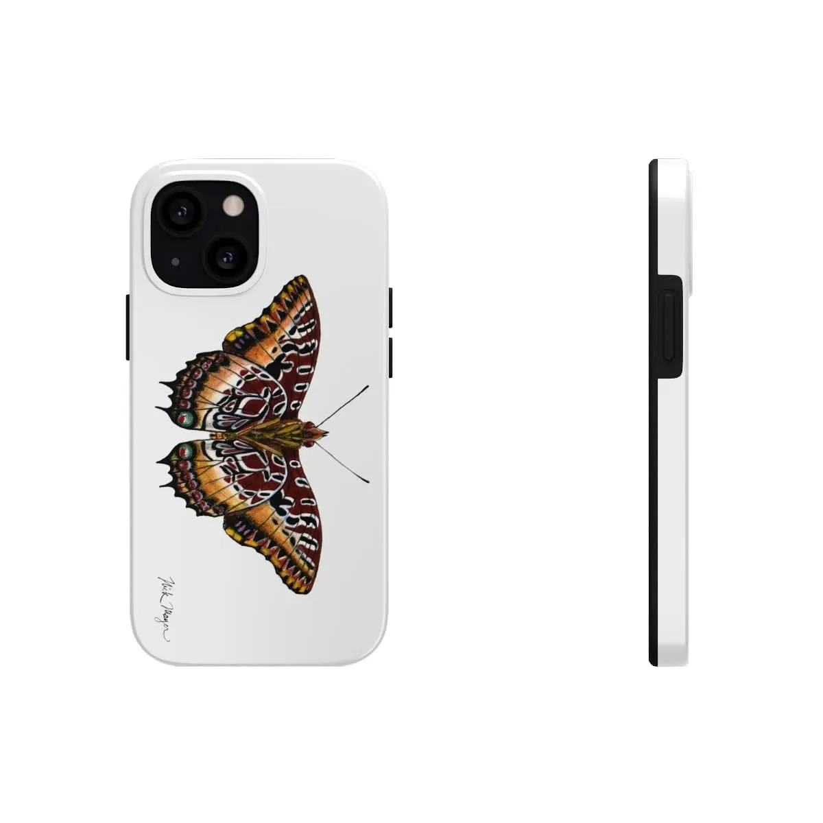 Black Bordered Charaxes Phone Case (iPhone)