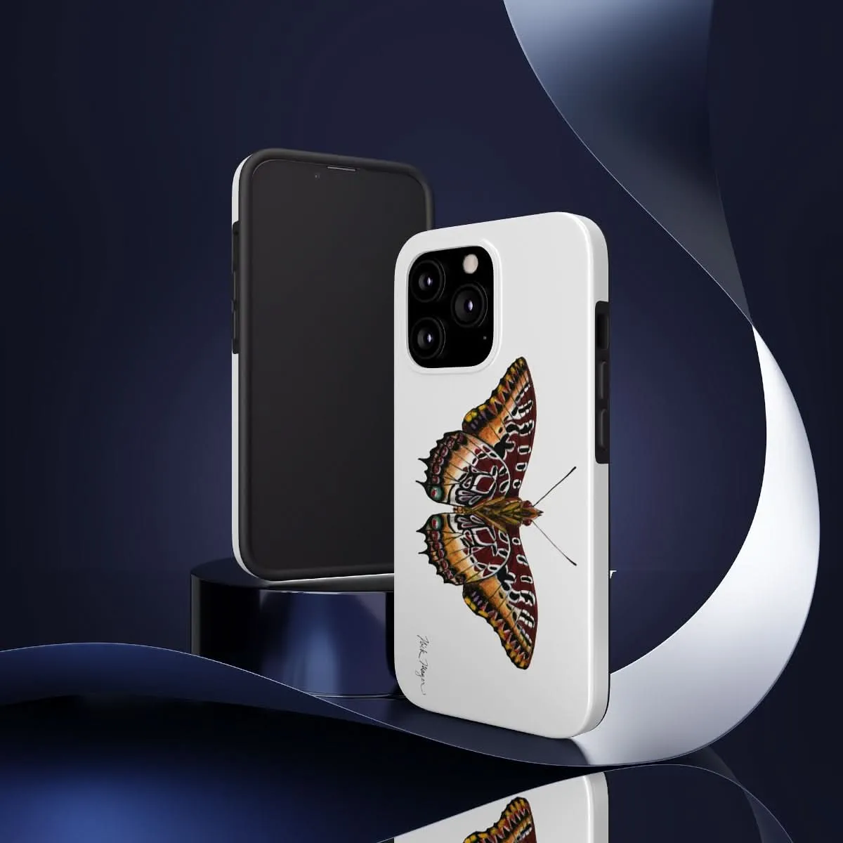 Black Bordered Charaxes Phone Case (iPhone)