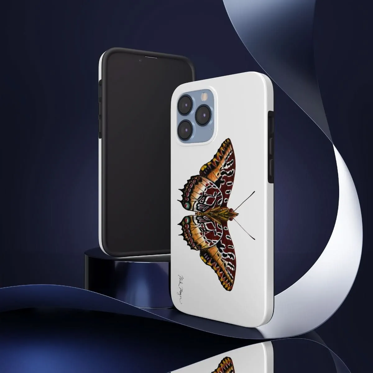 Black Bordered Charaxes Phone Case (iPhone)