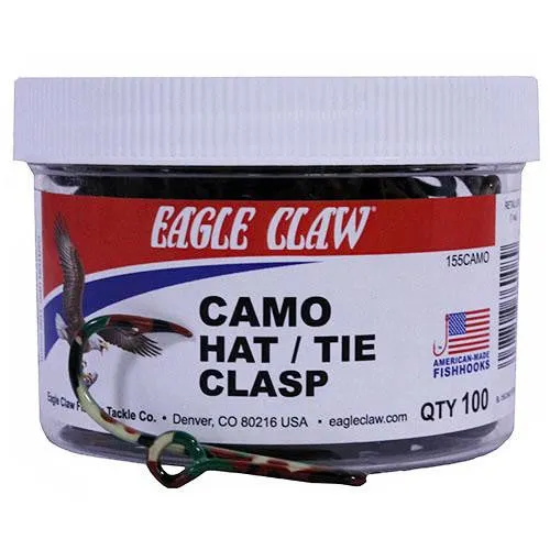 Camo Hat-tie Clasp Jar