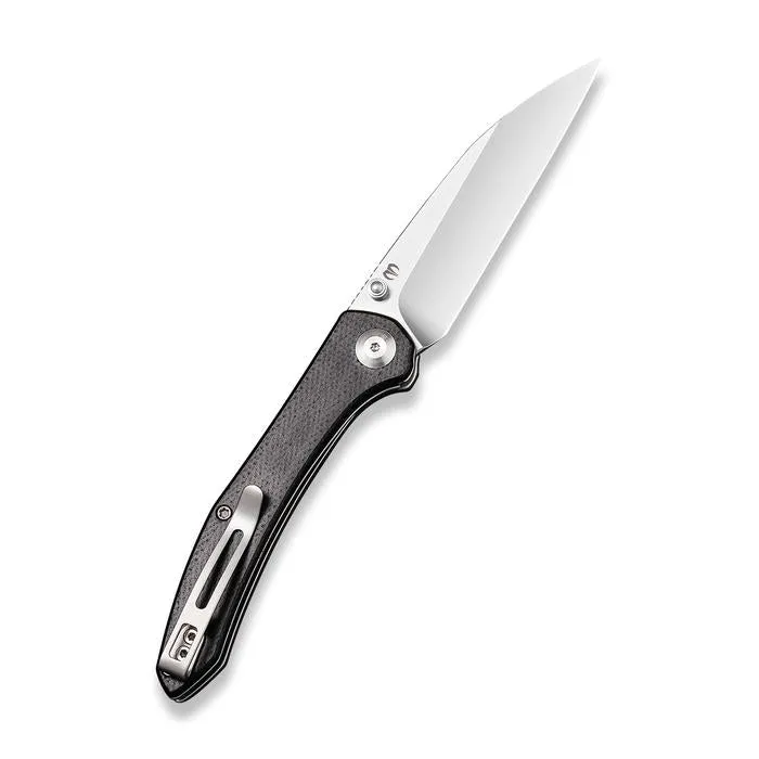 Civivi Hadros Thumb Stud Knife - Black Micarta Handle (3.35" Satin Finished 10Cr15CoMoV) C 20004-1