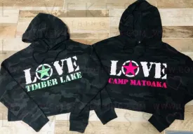 Crop Camp Army Love Sweatshirt