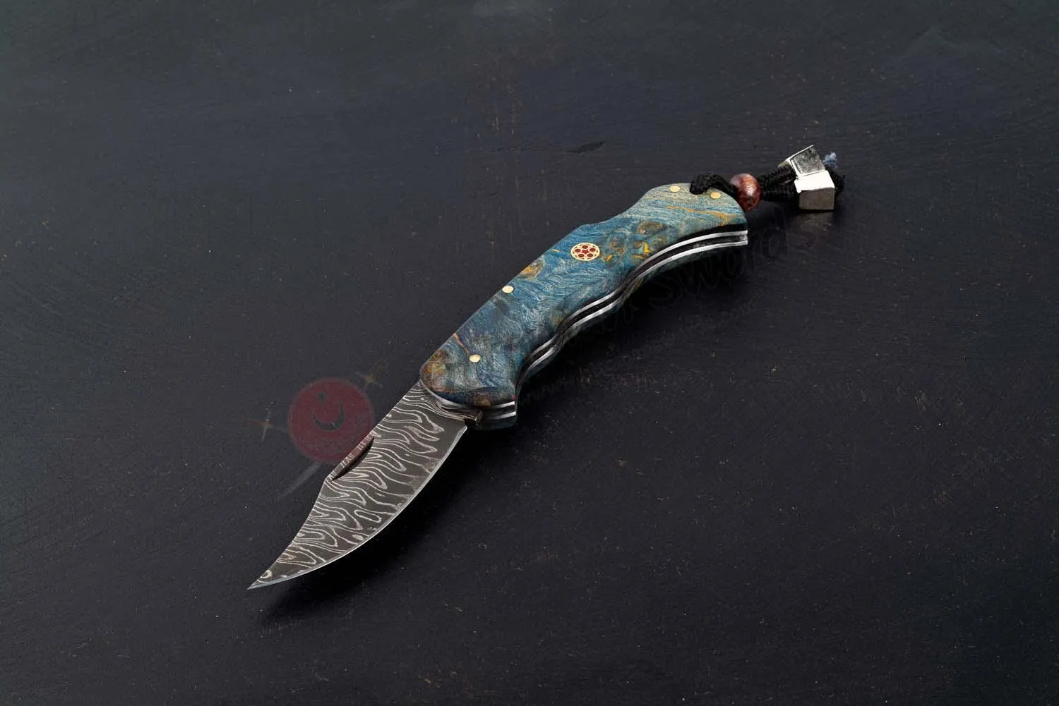 Damascus Steel Folding Pocket Knife