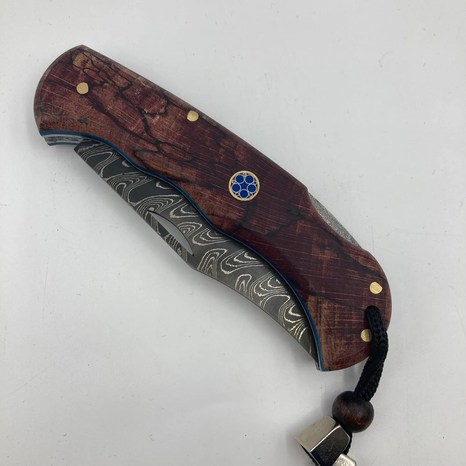 Damascus Steel Folding Pocket Knife