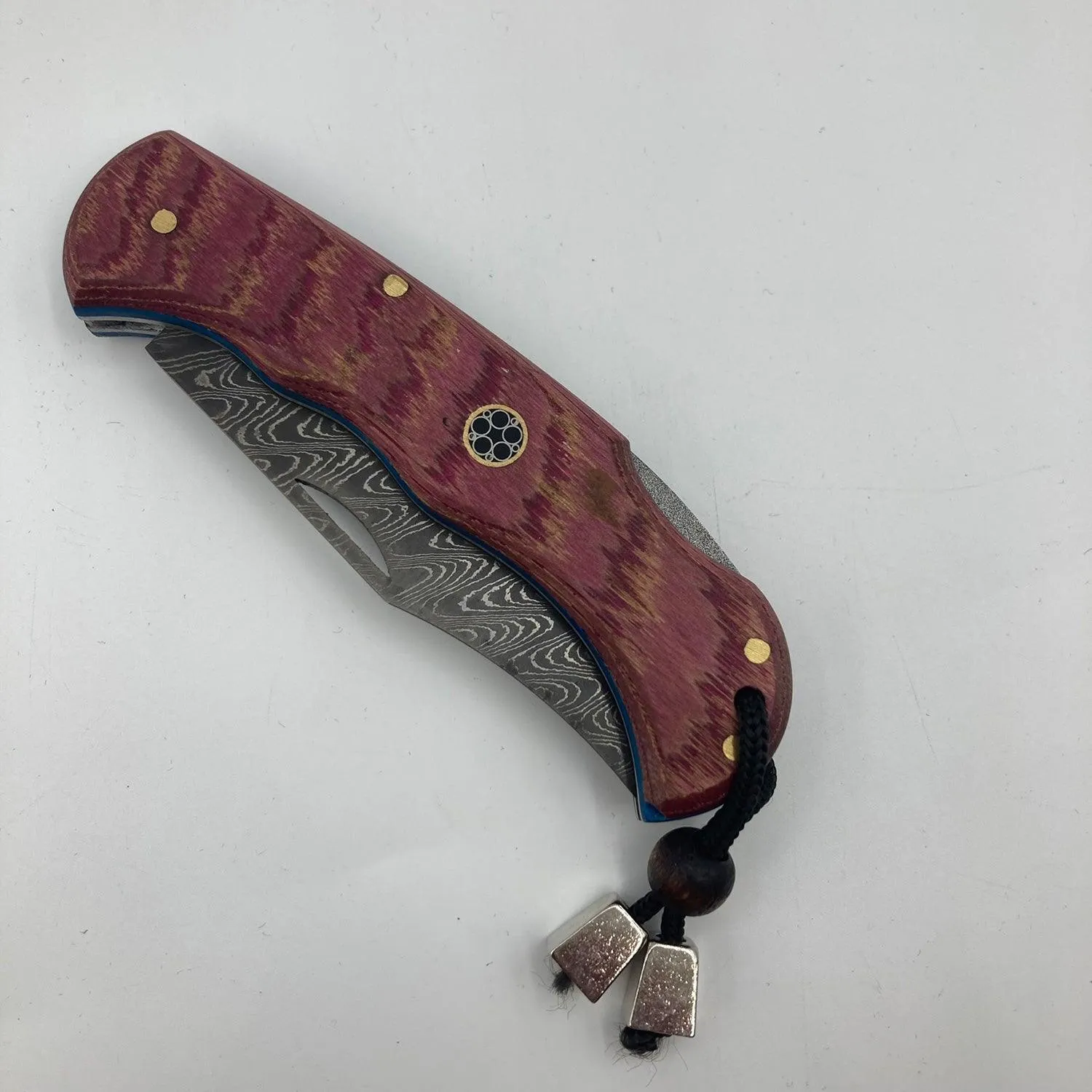 Damascus Steel Folding Pocket Knife