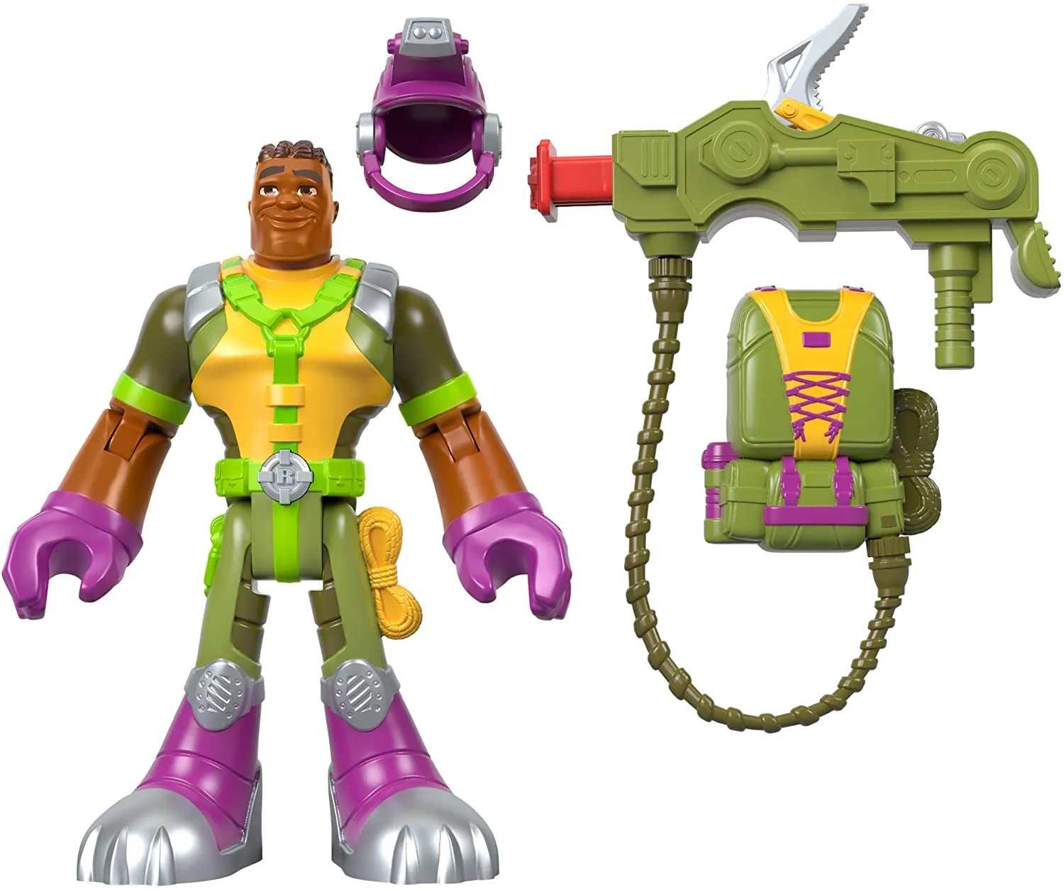 Fisher-Price Rescue Heroes Rocky Canyon 6-Inch Figure with Accessories