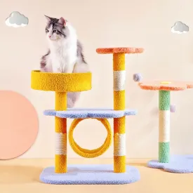 Flower Cat Climbing Frame With Scratching Post