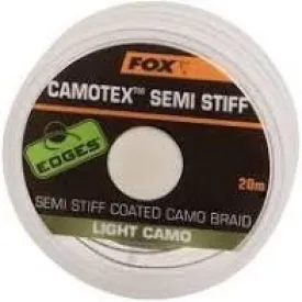 FOX EDGES CAMOTEX SEMI STIFF COATED LIGHT CAMO BRAID 20M 35LB