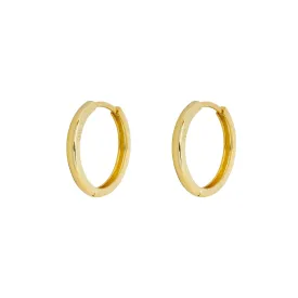 Gold Hoop Earrings (18MM)