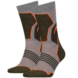 HEAD Hiking Crew Unisex Socks - Forest - 2 Pack