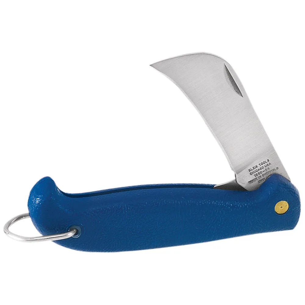 Klein Tools 1550-24 Pocket Knife, 2-3/4" Hawkbill Slitting Blade