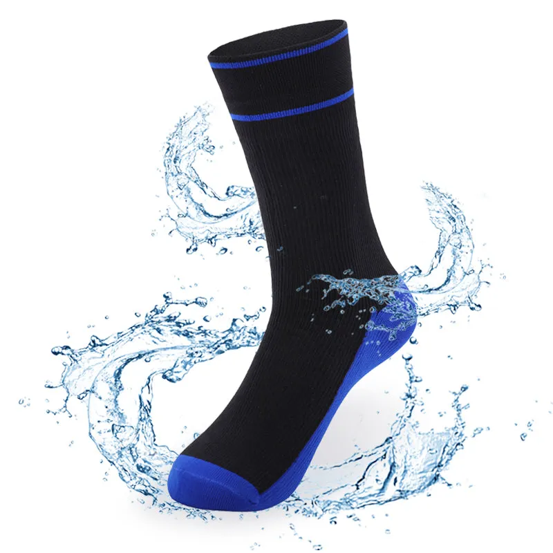 LEAKDRY Waterproof Breathable Coolmax Dri-nit Socks Blue