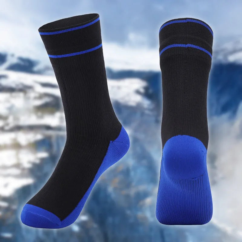 LEAKDRY Waterproof Breathable Coolmax Dri-nit Socks Blue