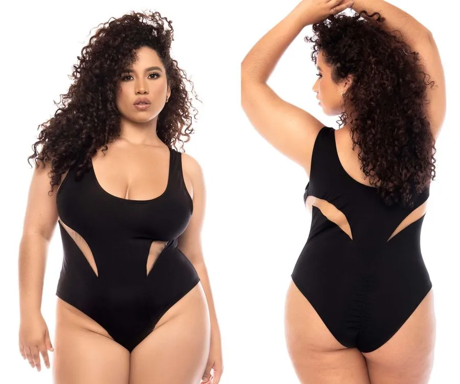 Mapale 67067X Curvy Size One Piece Swimsuit Color Black