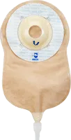 Marlen Manufacturing UltraLite™ One-piece Urostomy Pouch with AquaTack™ Hydrocolloid Shallow Convex Skin Barrier and E-Z Drain Valve 1-1/4" Opening, 9-1/4" L x 5-3/4" W, Transparent, 16Oz, Odor-proof