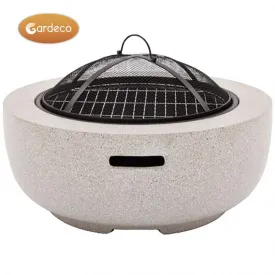 MGO Marbella round garden fire pit