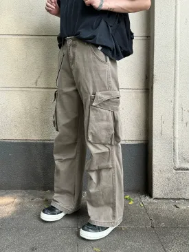 Nine Faded Oversized Pocket Cargo Pants