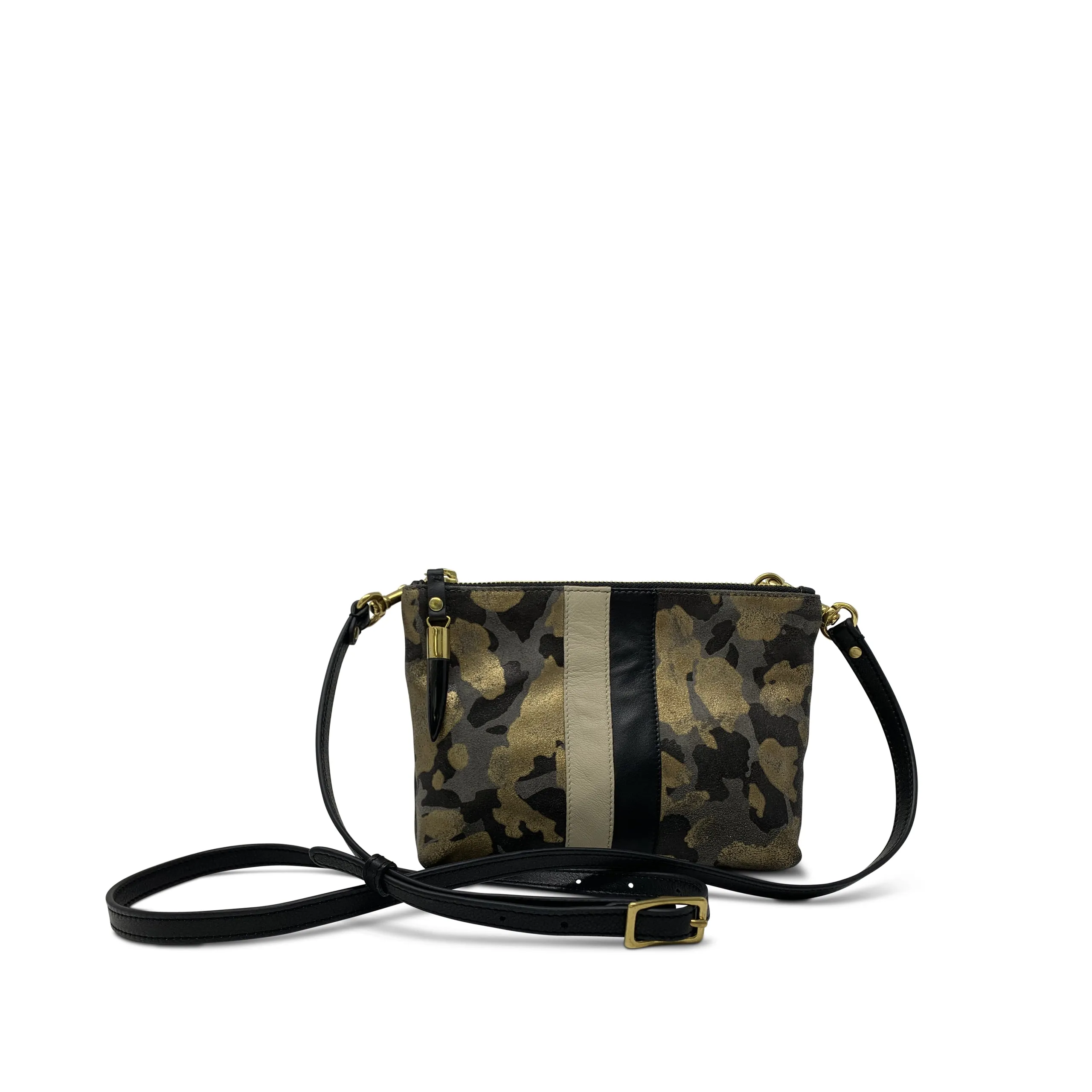 Nottingham Crossbody - Charcoal Gold Camo