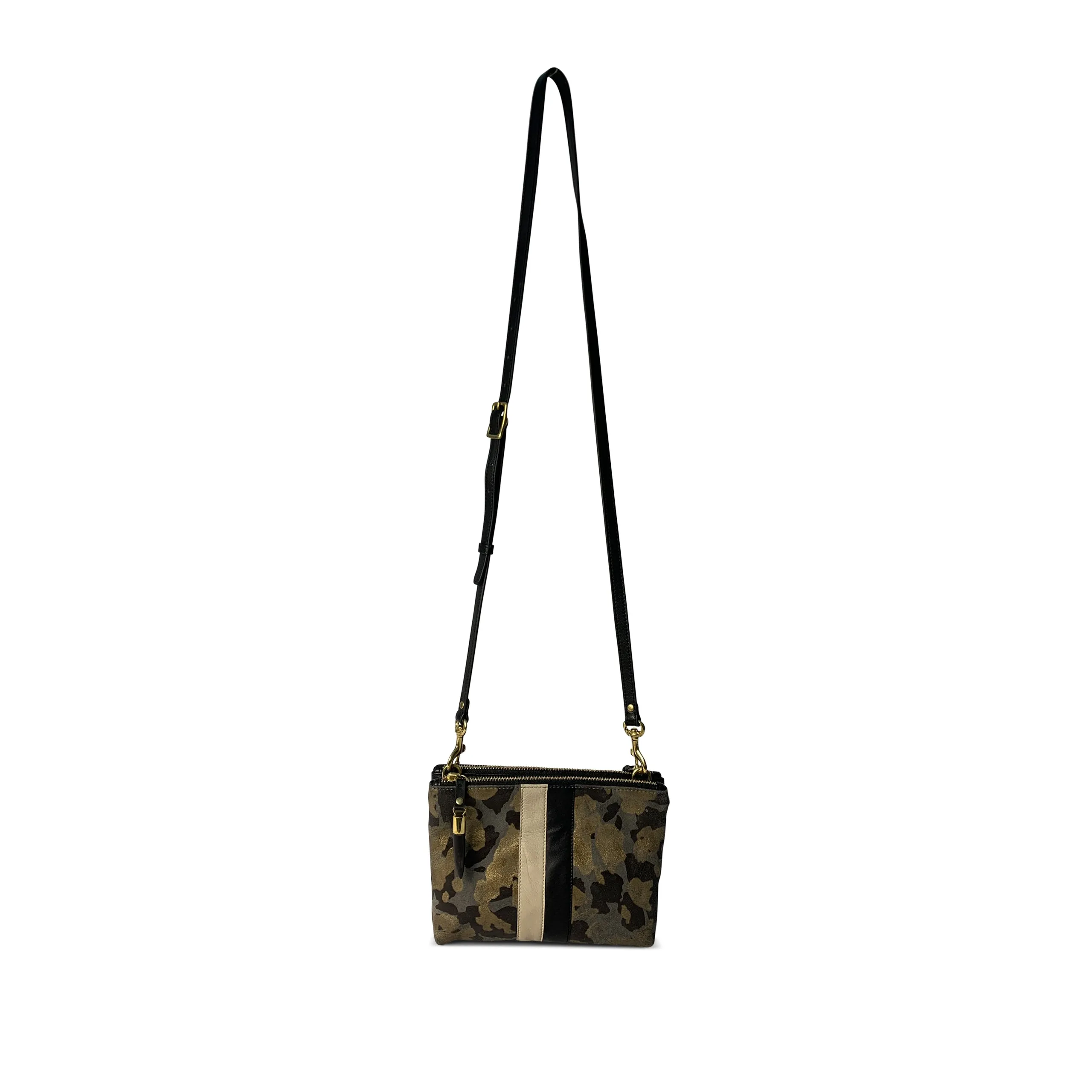 Nottingham Crossbody - Charcoal Gold Camo