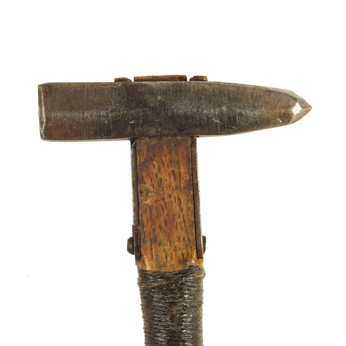 Original U.S. WWII and Korean War Era Piton Spikes With Hammers as Used by the 10th Mountain Division Dated 1945 and 1950 - 4 Items