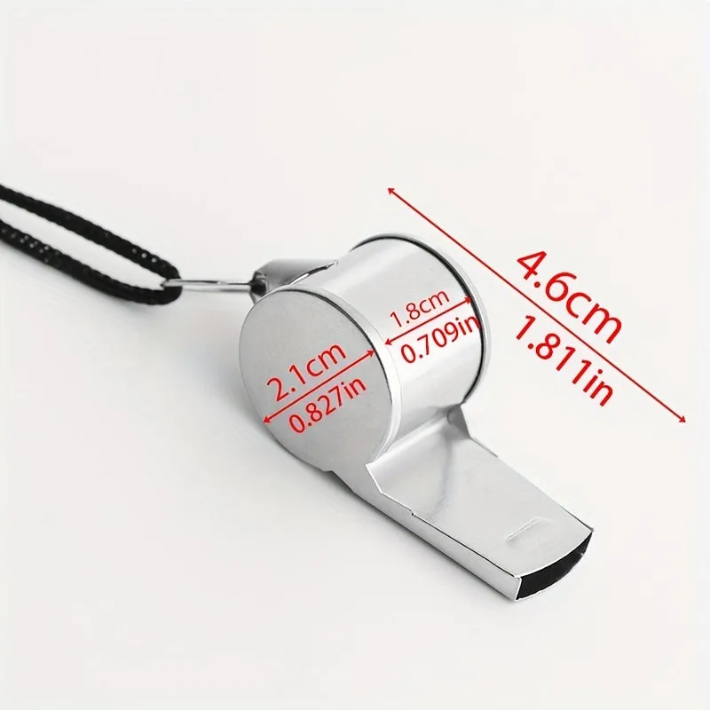 Portable Metal Whistle for Sports Survival  Ideal Training Tool