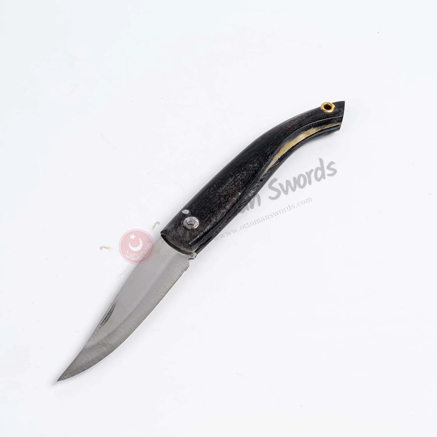 Ram Horn Handle Classic Basic Folding Pocket Knife