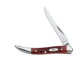 Small TX Toothpick Pocket Worn Red Bone