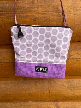 Stella Lavender Cross Body Purse-Dots