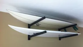 Surfboard Wall Rack - Double ALUMINIUM by Curve