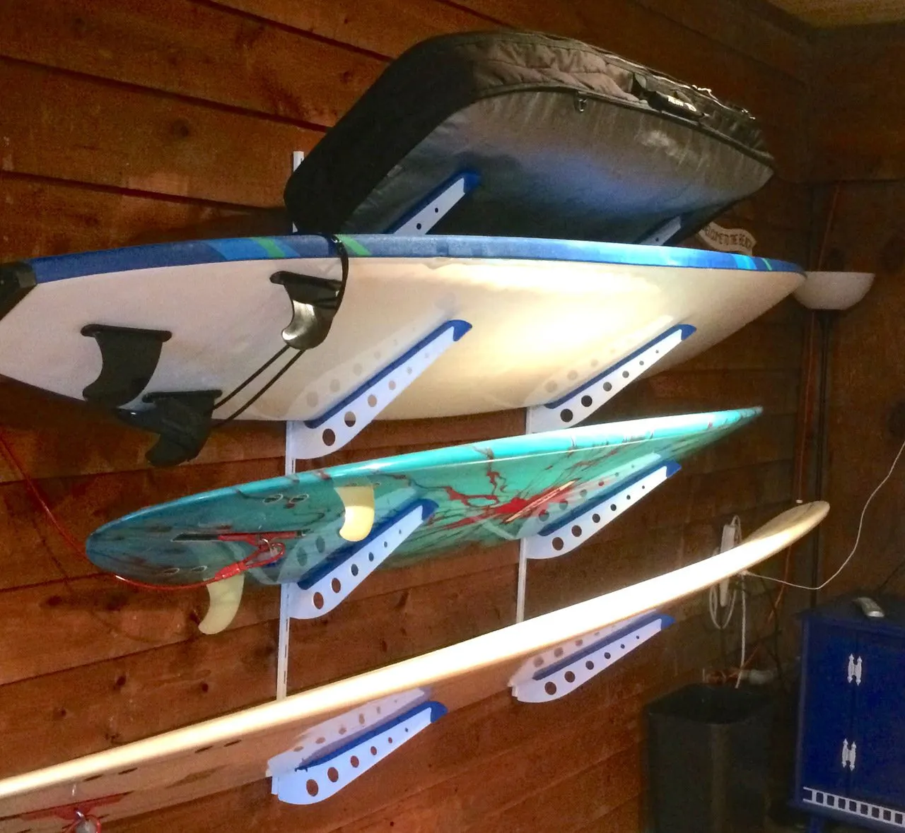 Surfboard Wall Rack - Quad Adjustable