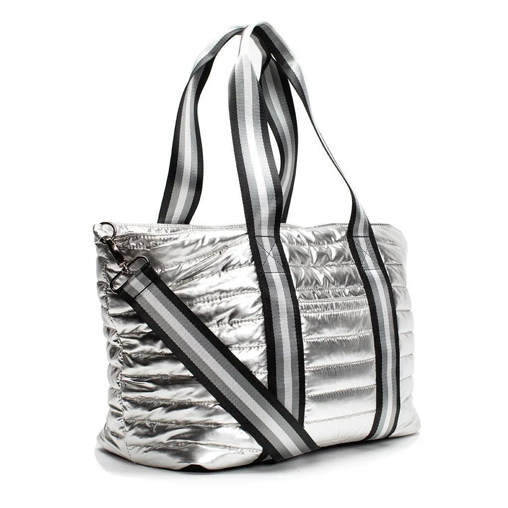 Think Royln - Wingman Tote Bag New Silver Foil