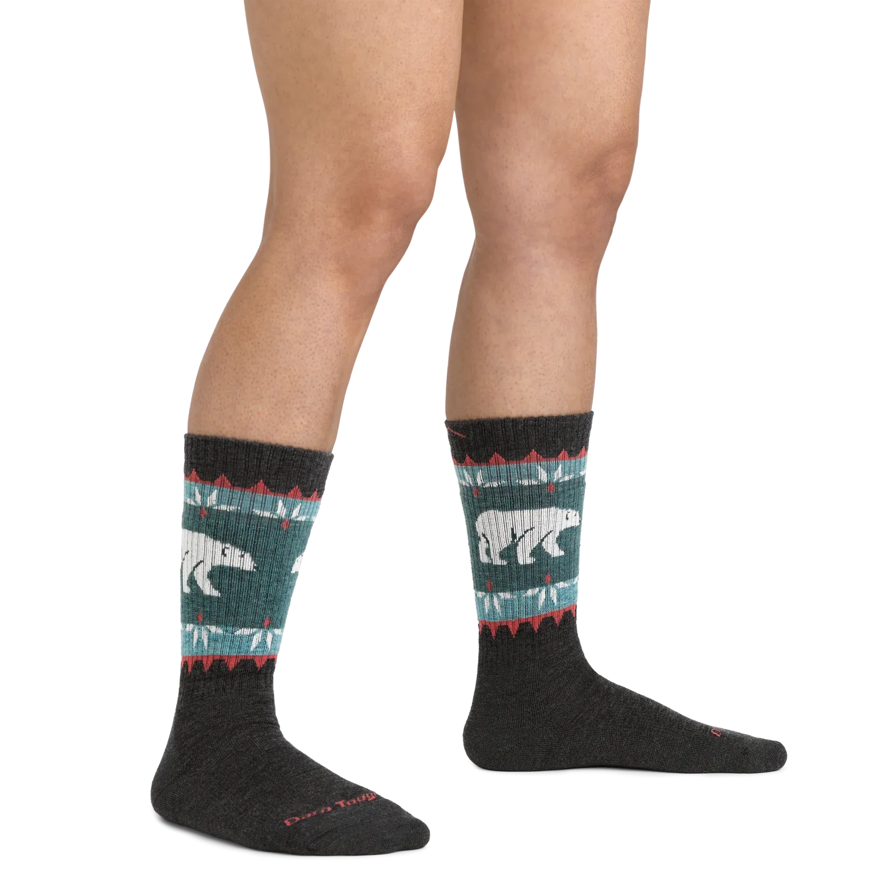 Women's Darn Tough Vanna Grizzle Boot Midweight Hiking Sock Color: Charcoal