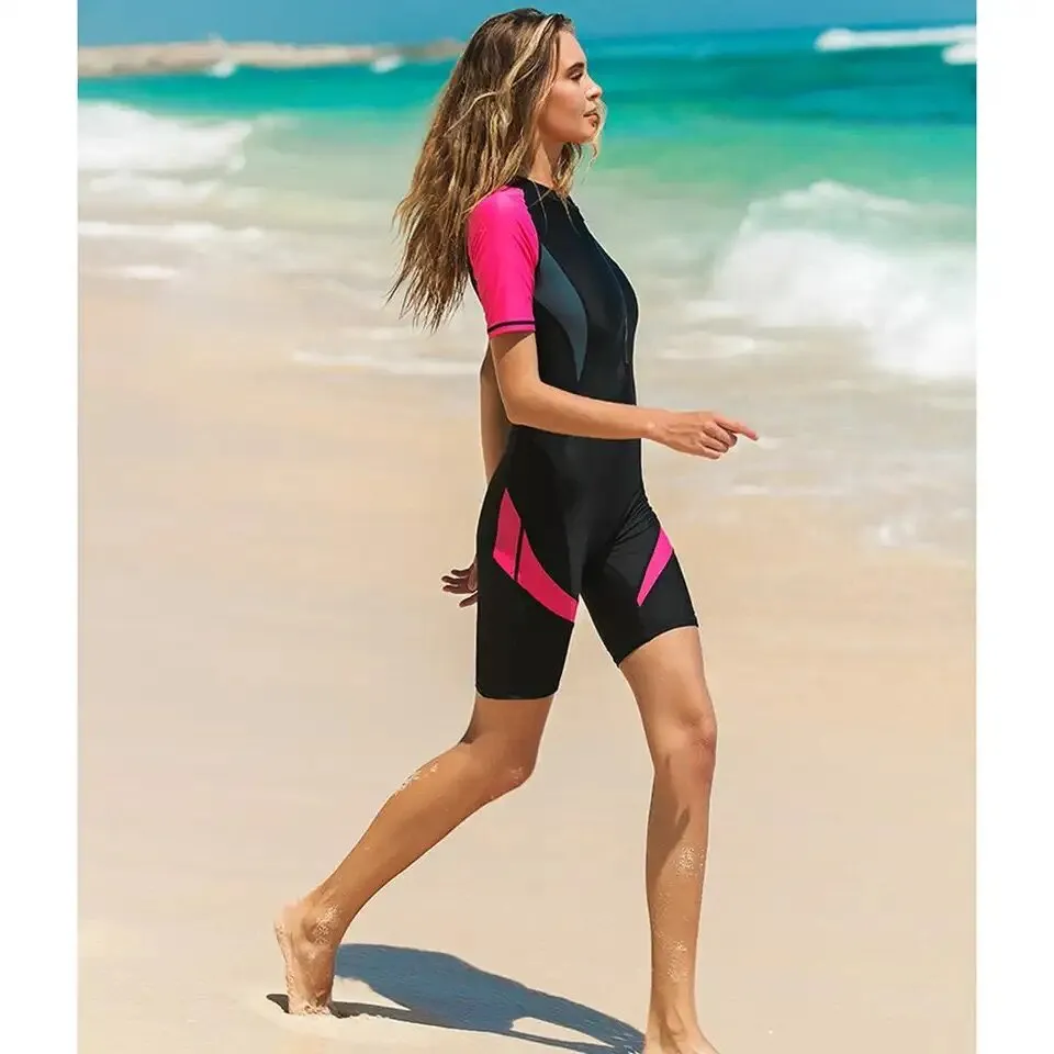 Women's Swimsuits: Diving Suits One-piece Rashguard